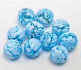 画像: モレッティ　アクアマリーナ　9ミリ　10個入り